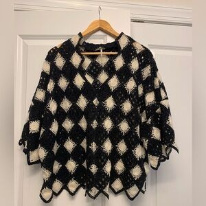 Free People Crochet Sweater